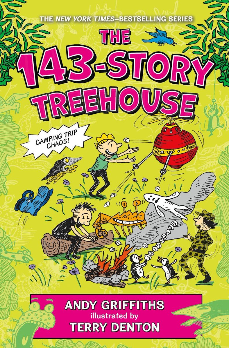 New York Times-bestselling team Andy Griffiths and Terry Denton invite readers to come hang out with them in their 130-Story and 143-Story Treehouses —the 10th & 11th book in the illustrated chapter book series. Grab both now: rb.gy/bm6m76