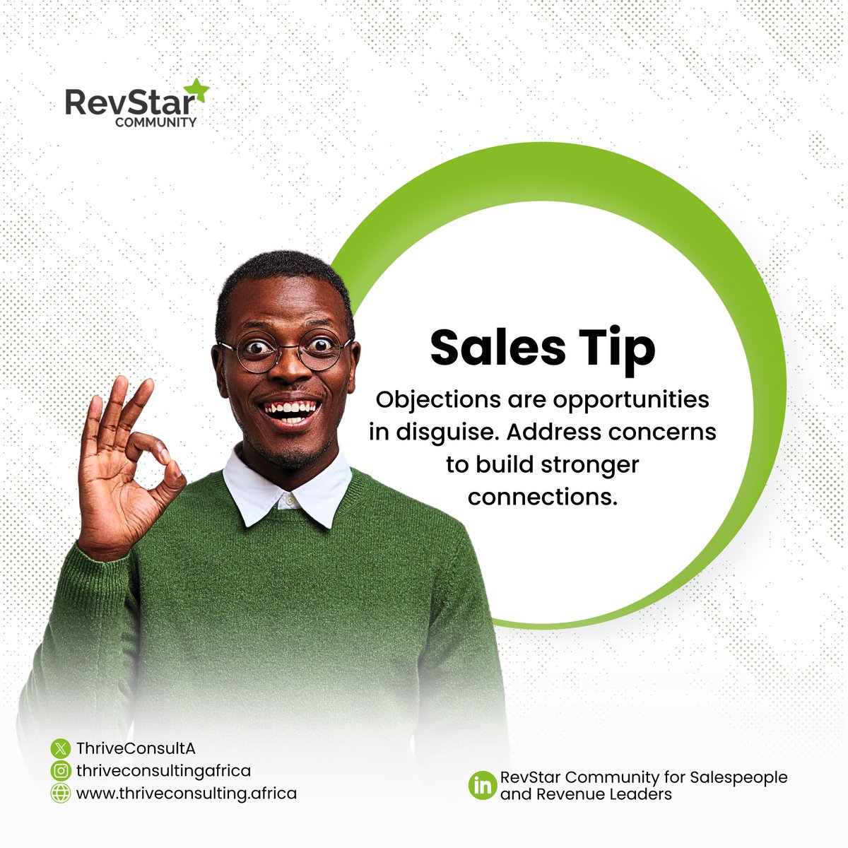 RevstarCom's tweet image. #salestip #objectionhandling #revstar