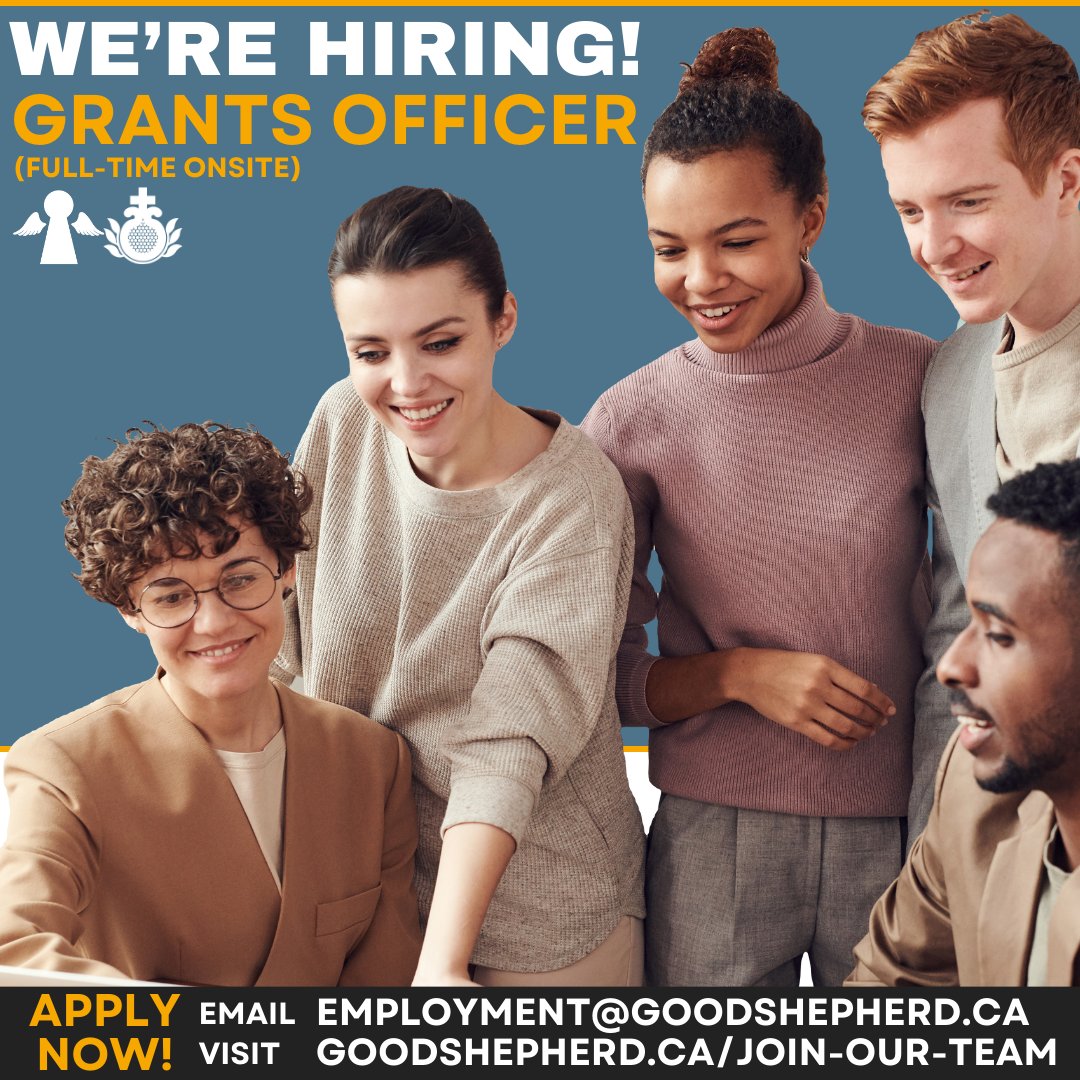 Are you a #fundraiser with experience in #grantwriting, & TOP NOTCH communication & research skills? @goodshepherd_to has an immediate opening for a F/T Grants Officer. Ready to make an IMPACT by supporting #homeless individuals in need? Apply here goodshepherd.ca/join-our-team