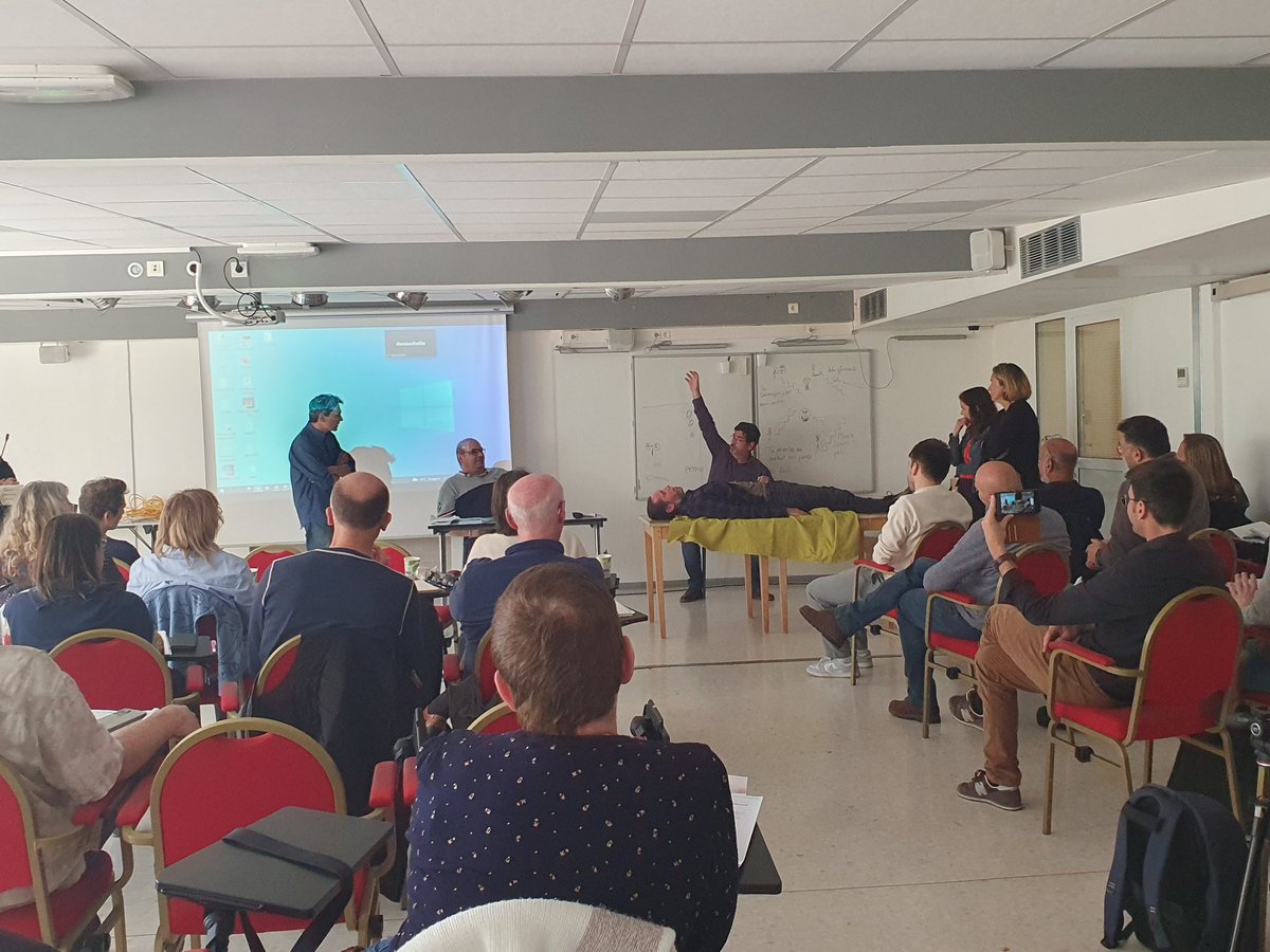 Journée des assistant.e.s de prévention @CNRS Côte d'Azur @Insermpacacorse @Univ_CotedAzur @ObsCoteAzur autour de mises en situation et des thèmes #communication #risques #risquemission #veillereglementaire #radon #plandeprévention