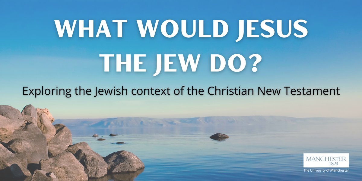 Dr Siobhán Jolley (@siobhan_jolley) on Twitter photo Pleased to share that the podcast series I worked on for <a href="/UoMReligion/">Manchester R&T</a> and <a href="/McrJewStudies/">Mcr Jewish Studies</a> is out now, exploring the Jewish context of the New Testament.
'What Would Jesus the Jew Do?' is available in all your usual pod places with additional resources at manchesterjewishstudies.org/podcasts Pleased to share that the podcast series I worked on for <a href="/UoMReligion/">Manchester R&T</a> and <a href="/McrJewStudies/">Mcr Jewish Studies</a> is out now, exploring the Jewish context of the New Testament.
'What Would Jesus the Jew Do?' is available in all your usual pod places with additional resources at manchesterjewishstudies.org/podcasts