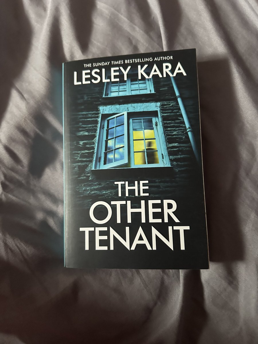 My next read is #theothertenant by @LesleyKara publishing April 25th 2024. Thank you to @alisonbarrow @ChloeRose1702 @TransworldBooks for sending my way!! I’m excited for this one 💛🩵