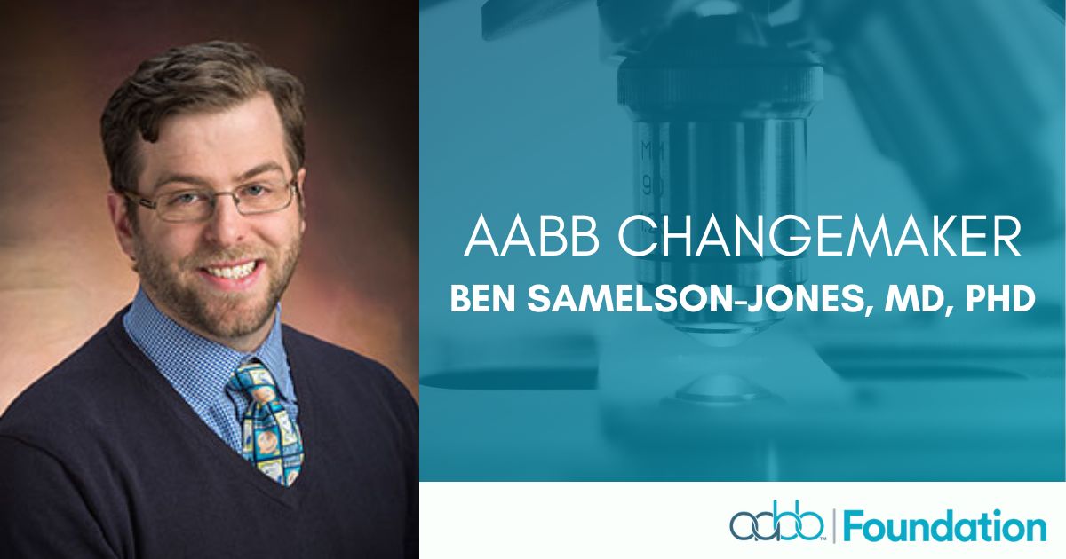 The #AABBFoundation is proud to support early-career researchers advancing knowledge of bleeding disorders. Meet Ben Samelson-Jones, MD, PhD, a 2022 Foundation scholar, discussing his #hemophilia research, career and advice for new investigators. bit.ly/3TP7ZB8