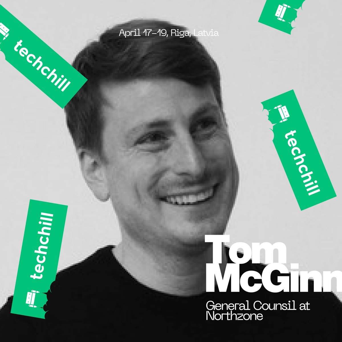 🌟 Excited to announce Tom McGinn, General Counsel at @northzoneVC, as a speaker for TechChill 2024! With vast startup support experience and legal background, Tom brings invaluable insights. Don't miss him in Riga on April 17-19! 🚀 Get your tickets: techchill.co/get-pass