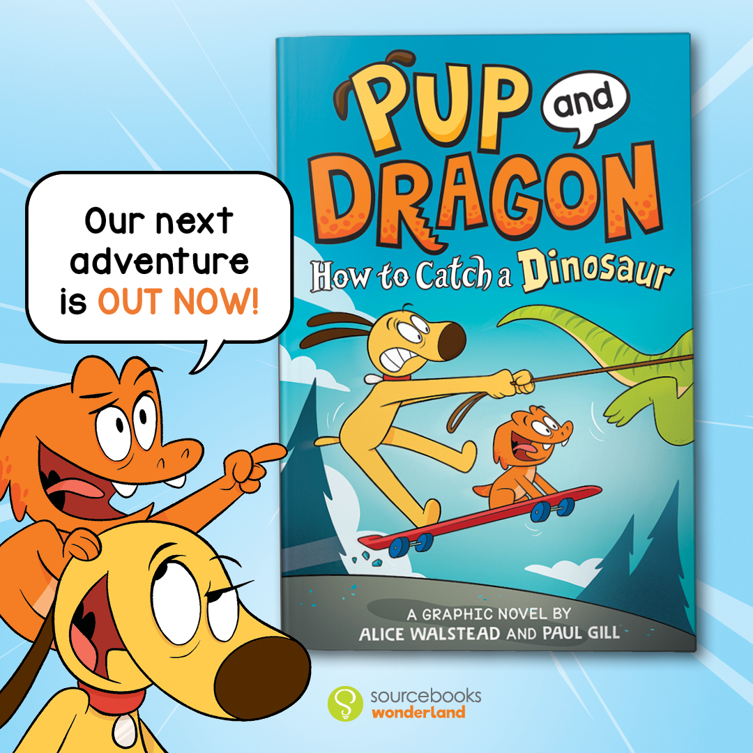 Pup and Dragon are ready for their next adventure! 🦕 Pup and Dragon: How to Catch a Dinosaur is out now!

Pup and Dragon: How to Catch a Dinosaur
written by Alice Walstead, illustrated by Paul Gill

#kidsbooks #kidsbook #kidlit #kidsbookswelove #howtocatchbooks #howtocatch