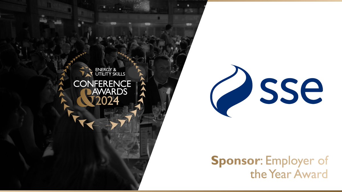 We'd like to thank @SSE for sponsoring the 'Employer of the Year Award' for the Energy & Utility Skills Conference and Awards 2024! This award will celebrate an organisation that is dedicated to their workforce, fostering a collaborative and inclusive culture, and creating a…