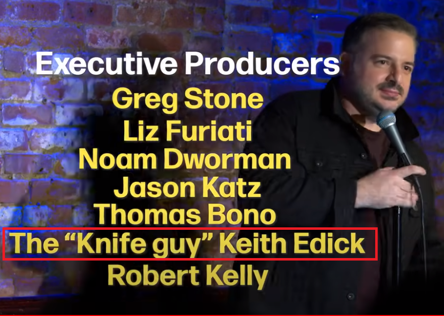 Come for the comedy. Stay for the knives.