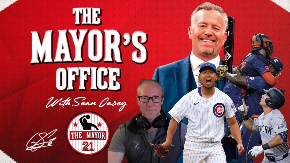 Volpe & Yankees are on 🔥, A No-Hitter for Houston, & might Shōta Imanaga of The Cubs be the best import of the season? All that & more on today’s ep of #TheMayorsOffice. Watch below or listen wherever you cast! youtu.be/qfmADI84pr4?si… @TheMayorsOffice