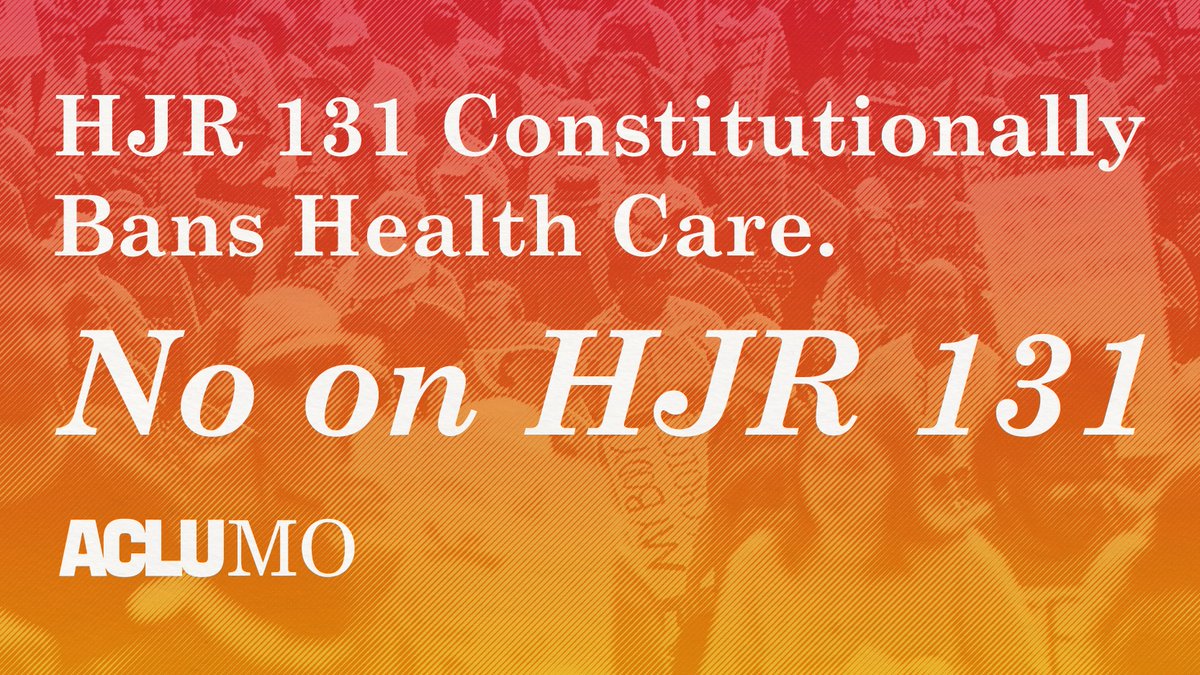 All people deserve to have control over their bodies. All people deserve the right to an abortion. HJR 131 seeks to take away that right in the MO constitution. Tell your representative on the General Laws Committee to vote NO to HJR 131. bit.ly/4aygQO0