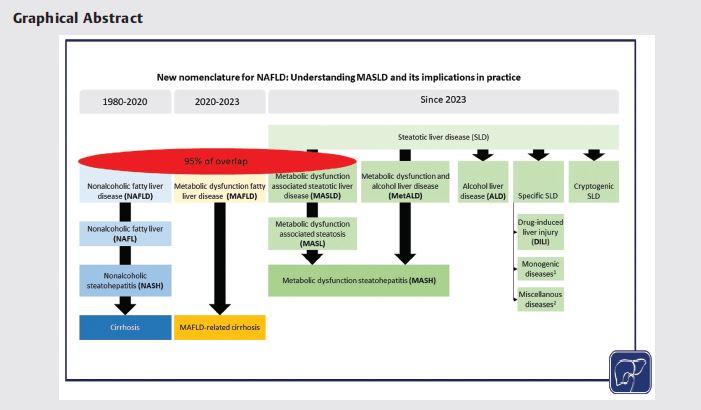 A must-read @SeminLiverDis review article on the new nomenclature for nonalcoholic fatty liver disease: Understanding metabolic dysfunction-associated steatotic liver disease, metabolic dysfunction- and -alcohol-associated liver disease, and their implications in clinical…