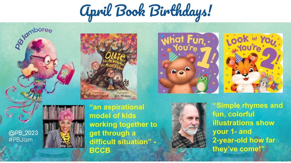 Happy April Book Birthday! to our fellow PBJamboree members @KWindness and @MattForrestVW Look out for these fabulous titles and request a copy for your library. #kidlit #picturebooks #PBJam