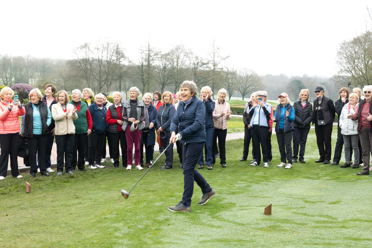 Congratulations to new Lady Captain, Vivien Rink, on her Drive-in this morning.