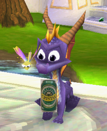 BryanVan19's tweet photo. (I'm aware the image has a different background and the can isn't seamlessly edited in.)

Spyro: "Bring it on, shorty!"

*grabs a can of @CervezaCristal*

🎶¡CERVEZA CRISTAAALLLLLLLL!🎶 https://t.co/jcUZ8AOzcI