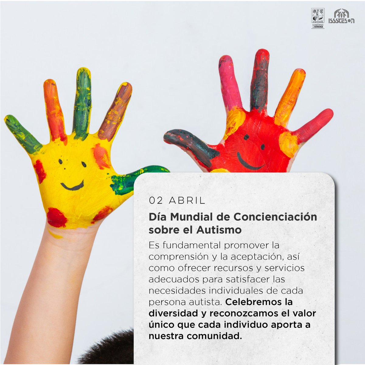 2 de abril Día Mundial de Concienciación sobre el Autismo ℹ️ El Autismo afecta la comunicación verbal, no verbal y las relaciones sociales, por lo que es importante la intervención de personal especializado para ayudar a mejorar la calidad de vida de quienes lo presentan 🧩