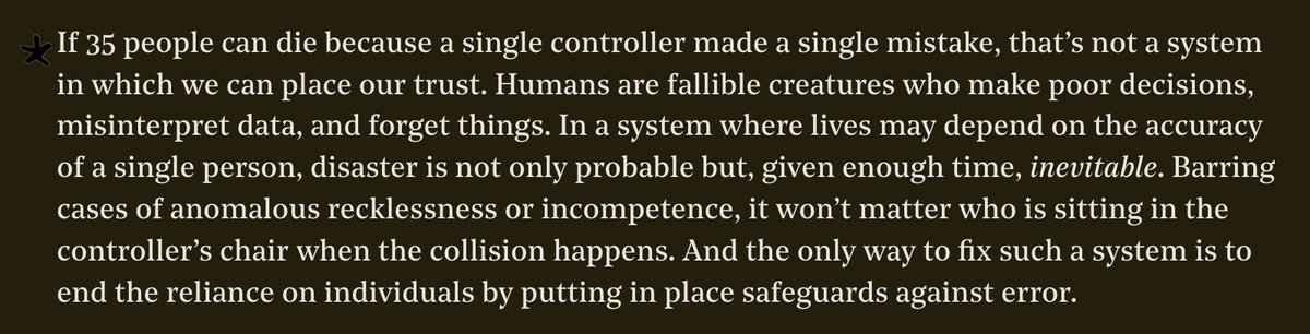 Important systems have to be designed so that things don't go wrong even when individual human beings make stupid mistakes: asteriskmag.com/issues/05/why-…