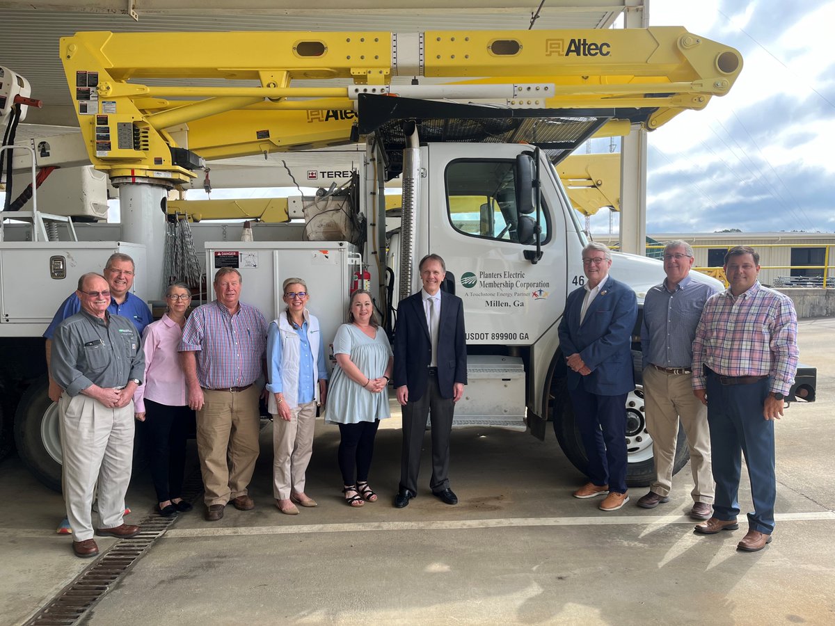 Enjoyed visiting the Planters EMC headquarters in Millen last week! The top-notch electric service they provide to seven counties in #GA12 is a testament to the dedicated workers who take pride in serving our communities.