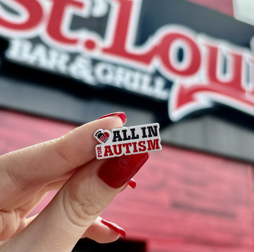 stlouiswings's tweet photo. Happy World Autism Awareness Day!
Since 2001, we have raised over $3 Million for children and families living with autism across Canada.
Today our staff are wearing All In For Autism pins to represent how close autism is to all of our hearts. #AllInForAutism https://t.co/bRYOgj2n2B