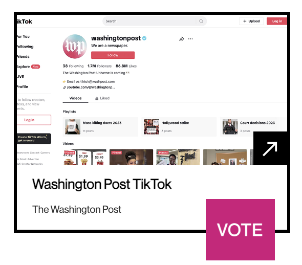 it's happening!!! we're nominated for TWO Webbys and we really, really, really would like to win a People's Choice award. don't boo, pokemon go to the polls (please clap)!! News & Politics - Video: vote.webbyawards.com/PublicVoting#/… New & Politics - Social: vote.webbyawards.com/PublicVoting#/…