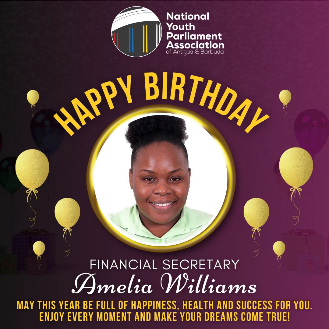 𝗛𝗔𝗣𝗣𝗬 𝗕𝗜𝗥𝗧𝗛𝗗𝗔𝗬!! 🎂 We are spreading the most special of birthday wishes to our Financial Secretary, Amelia Williams!!!!🥳🥳🥳