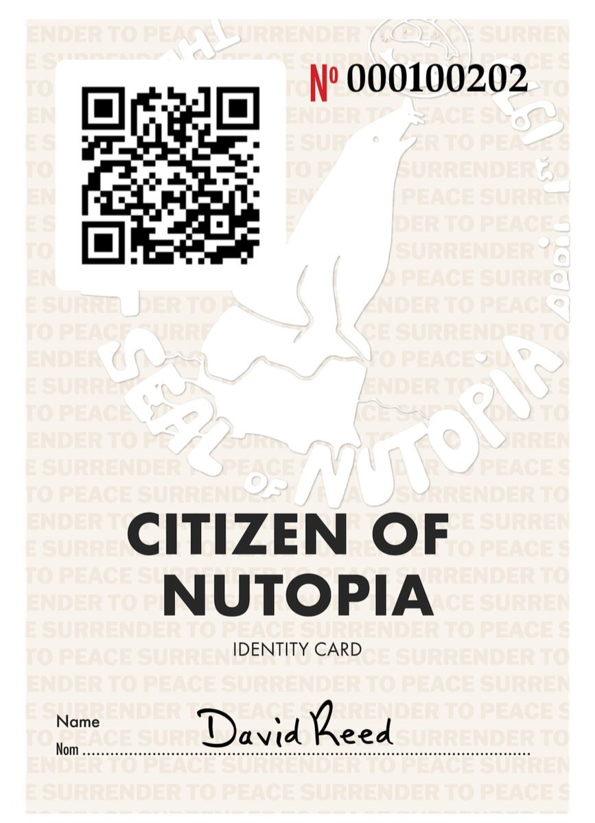 @CitizenNutopia  #citizenofnutopia @johnlennon   I'm in! ✌🏻❤️