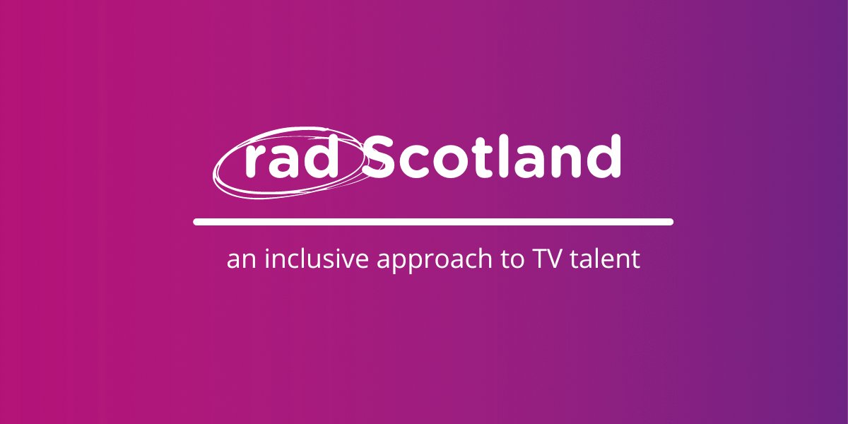 rad Scotland is back for a fifth year! 📢 rad is a paid 8 month traineeship within a Scottish independent TV production company aimed at those who are underrepresented in the TV industry. 🧵