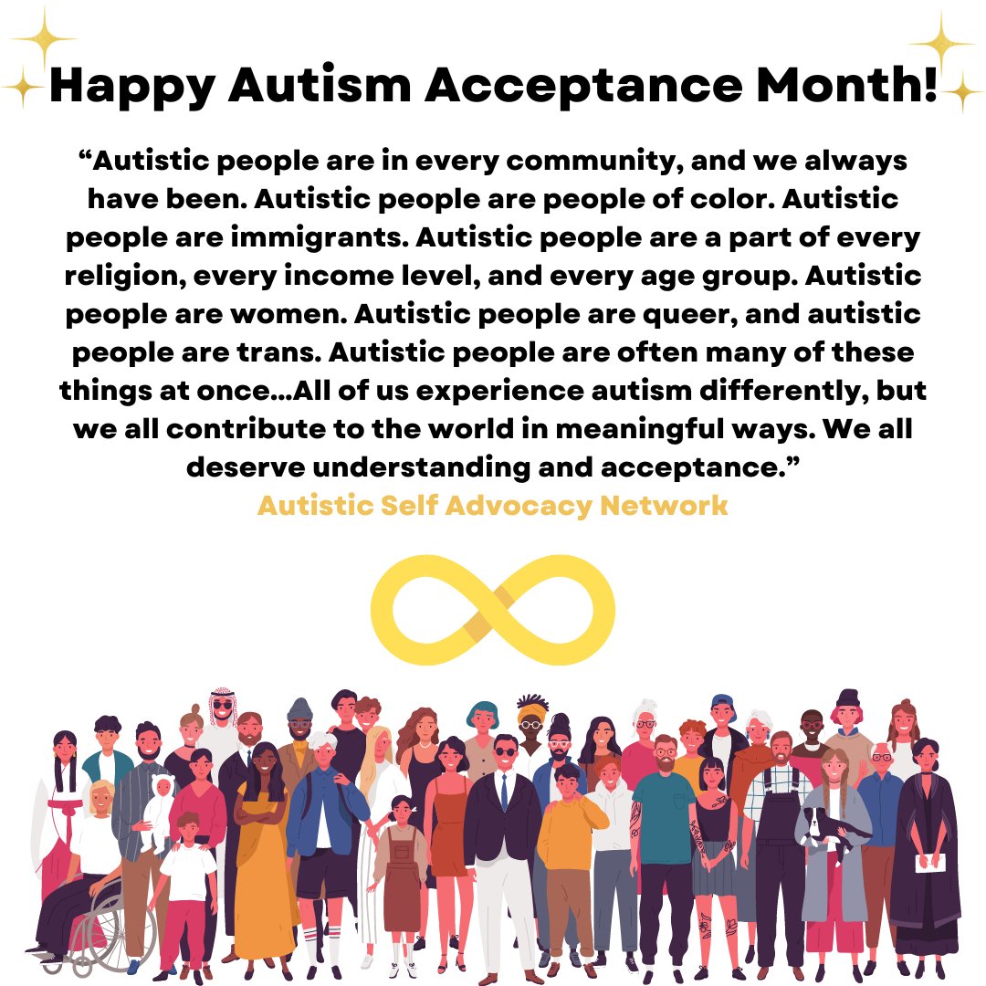 Check out ASAN (Autistic Self Advocacy Network) to learn more about advocating for equal rights and opportunities for Autistic people. autisticadvocacy.org