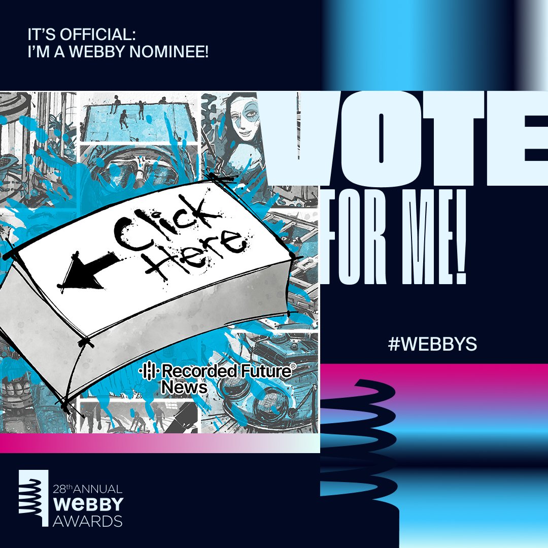 The podcast I work on called @ClickHereShow has been nominated for Best Tech Podcast by the @TheWebbyAwards. It is a little like the People's Choice Award -- we can’t win without your help. Please take a moment to vote for CLICK HERE. vote.webbyawards.com/PublicVoting#/…