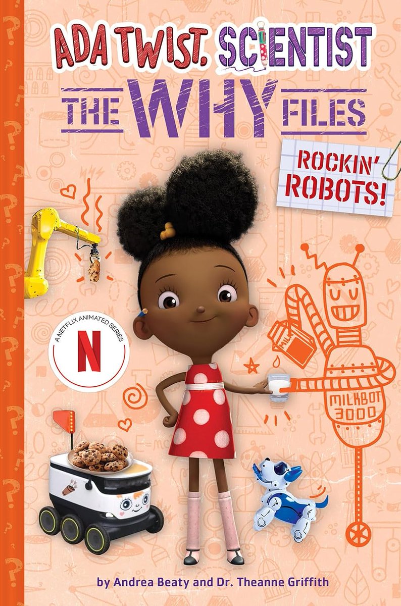 🎉🙌🏿Happy #BookBirthday🙌🏿🎉 📖ROCKIN’ ROBOTS! (Ada Twist, Scientist: The Why Files) by Andrea Beaty @andreabeaty, Theanne Griffith @doctheagrif, Amulet Books @abramskids CONGRATS! #OurStoriesMatter