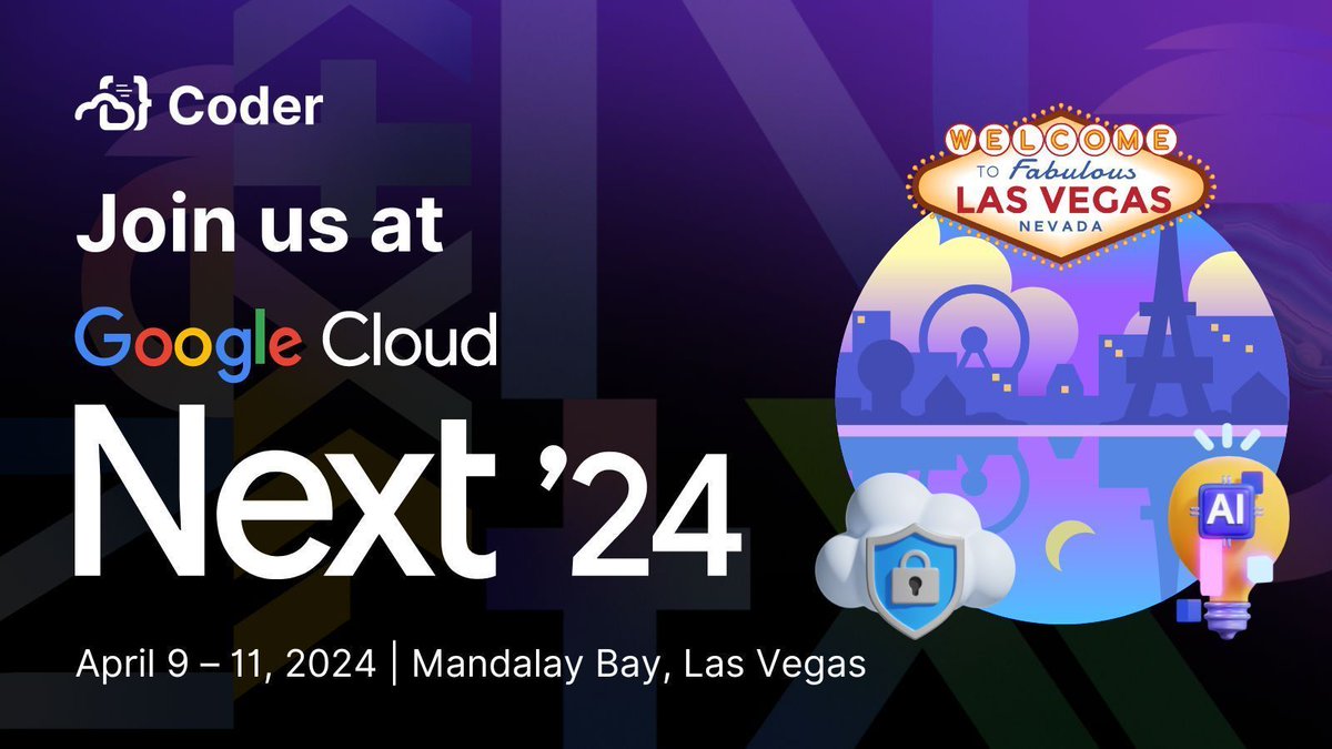 Discover how Coder ensures consistency in #GenAI deployment, building user trust through quality, reliability, and security. Join us at #GoogleCloudNext to learn more. cdr.co/wMTk4OQ