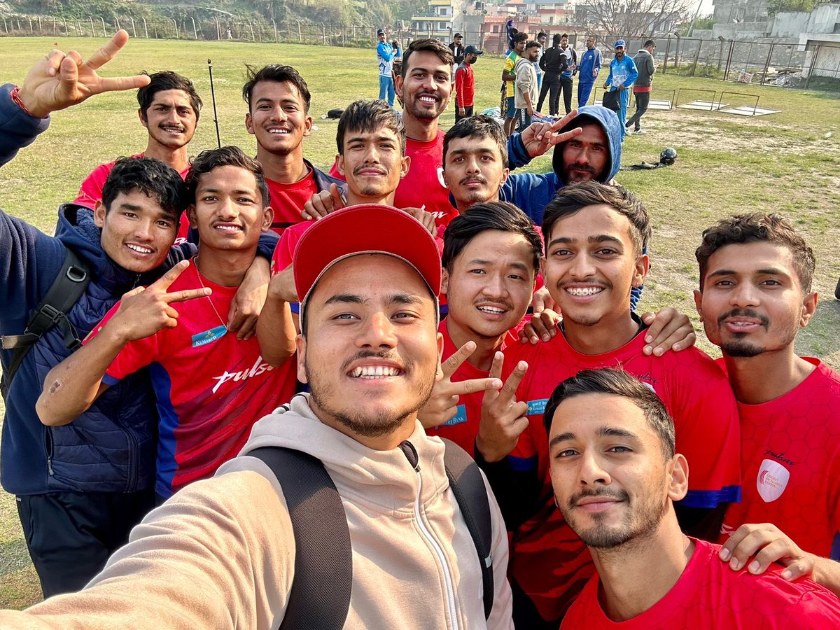 TheCECNepal's tweet photo. Final Borne !!
Congratulations and best wishes to our Pulsar CEC team on the reaching the finals of the the Kings T20 Cup 2080.
#TurningDreamsIntoReality | #NepalCricket | #PulsarNepal | #KumariBank | #Jimbuthakali | #MagicNepal | #NLIC | #maximax | https://t.co/NbzIYmlscE