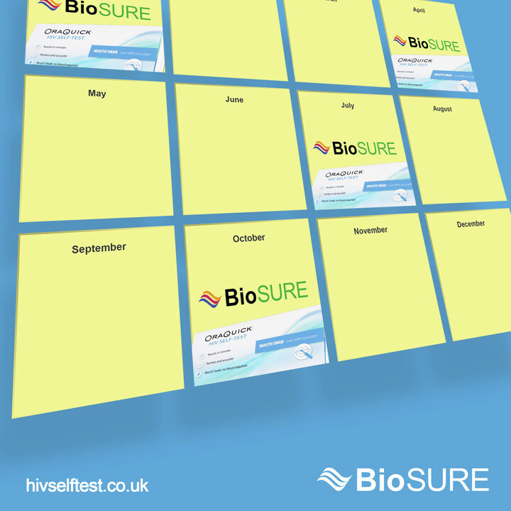 Want to test regularly? We’ll remember for you! 

Buy One Get One Free on subscriptions! 

We know you're busy, so if you want to easily manage your own routine HIV testing #ChooseOral & #KnowYourStatus with BioSure

#BeBioSure #EndHIV

hivselftest.co.uk/pages/subscribe