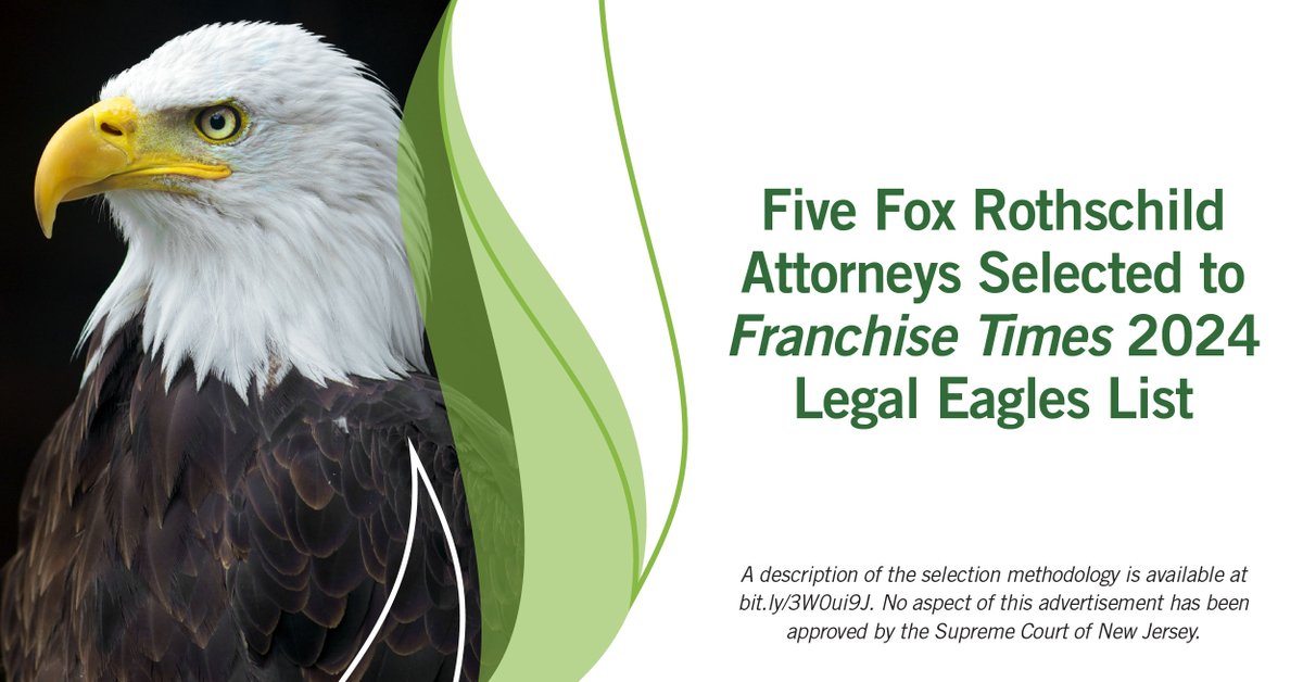 This annual list by <a href="/FranTimes/">Franchise Times</a> highlights the “best lawyers who specialize in all things franchising” and bring a “plethora of knowledge on a wide variety of topics.” Congrats to our franchise team! foxrothschild.com/news/five-fox-…