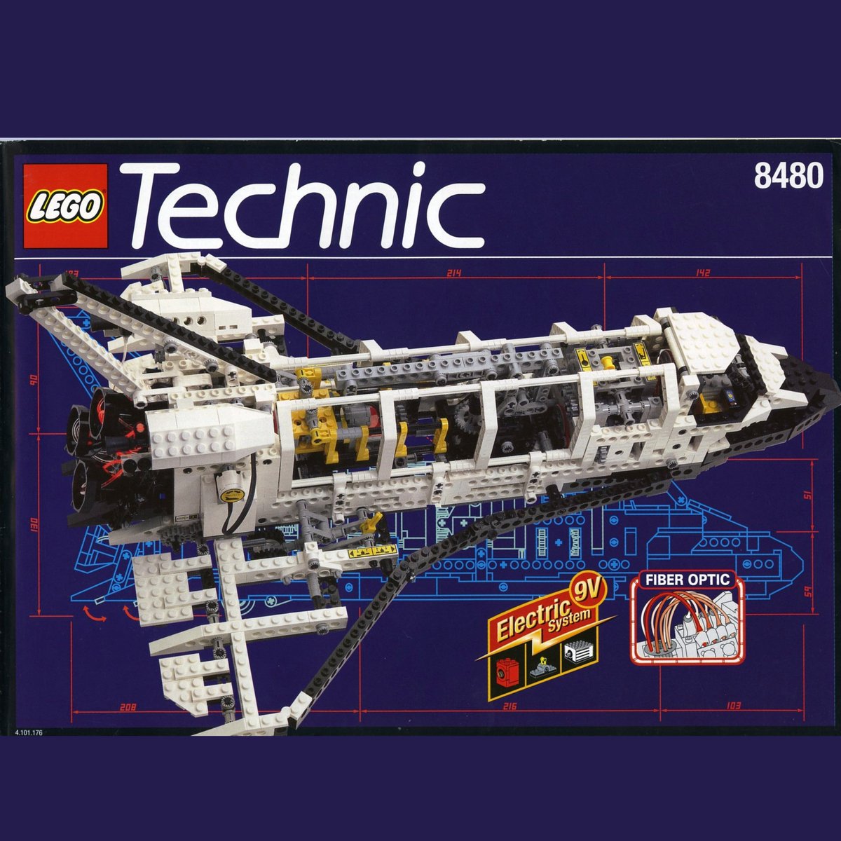 SET OF THE WEEK 8480 Space Shuttle Released in 1996 The best way to describe this revered LEGO Technic spacecraft? 'The works'. With motors, fibre optic light cables, and even seats for minifigures, this is a model you can play with AND learn from. #LEGO #AFOL #LEGOUsersGroup