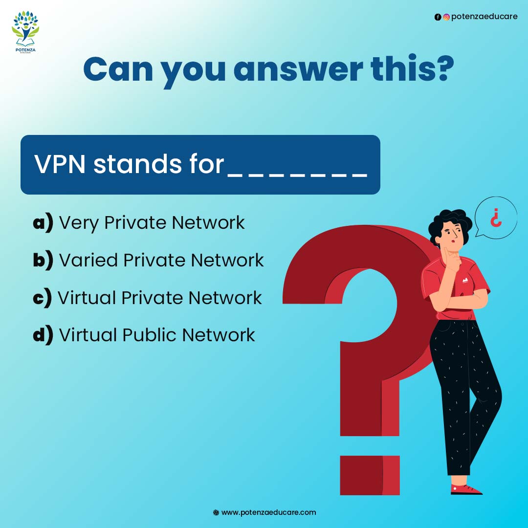 Potenzaeducare's tweet photo. Learn something new!
VPN stands for Virtual Private Network, providing secure and private internet connections.
Stay safe online!
.
.
#vpn #cybersecurity #internetprivacy #infosec #techtrivia #onlinesafety #stayprotected #encyptyourdata #virtualnetworks #securebrowsing https://t.co/qcAEUr7gjY