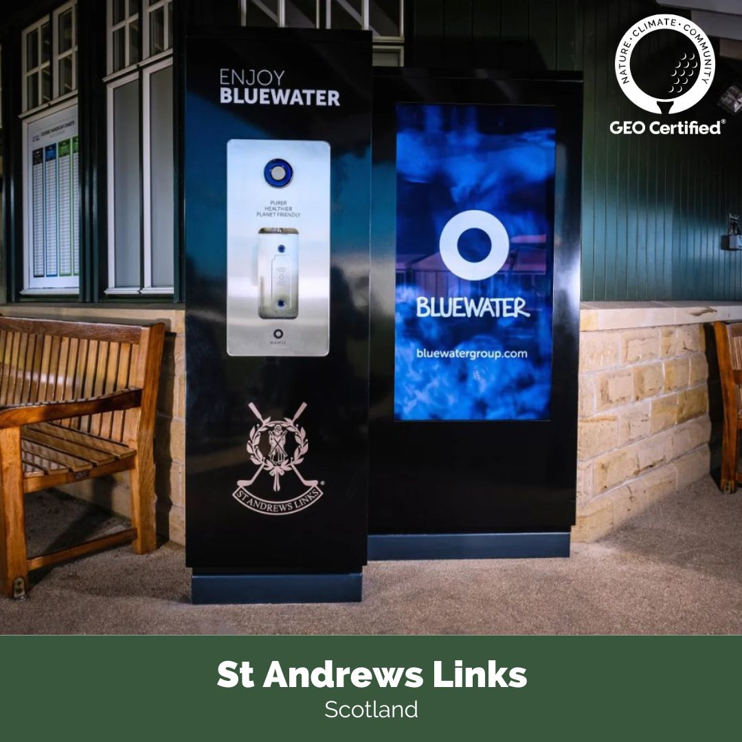 💧@TheHomeofGolf partnered with Bluewater to install new water dispensers, reducing plastic bottle waste. Strategically placed for easy access, this sustainability move encourages staff and visitors to opt for reusable bottles. A win-win for both conservation and convenience🚰