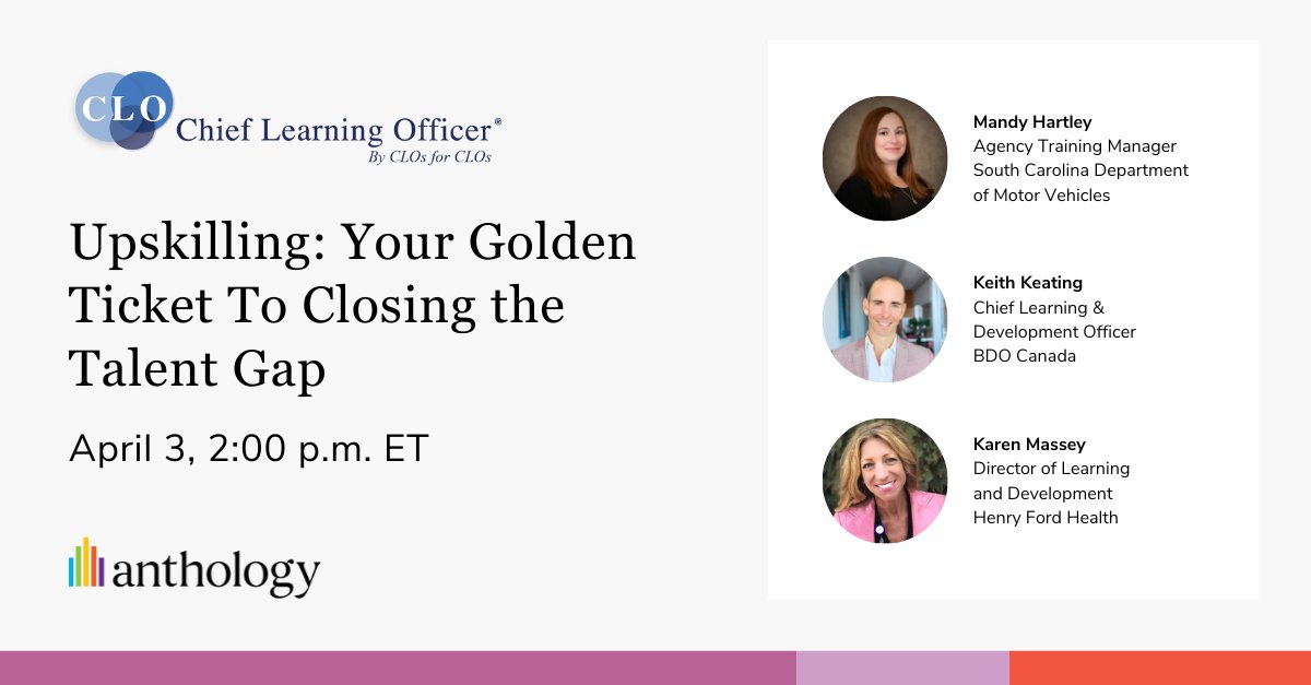 🌟 Talent shortage? Skills gap? Don't let your organization fall behind! According to @PwC, the #talentgap could cost the U.S. $8.5 trillion by 2030. #Upskilling is the key! Join us tomorrow for a webinar with @SC_DMV, @BDO_Canada, and @HenryFordHealth. 

@chief-learning-officer