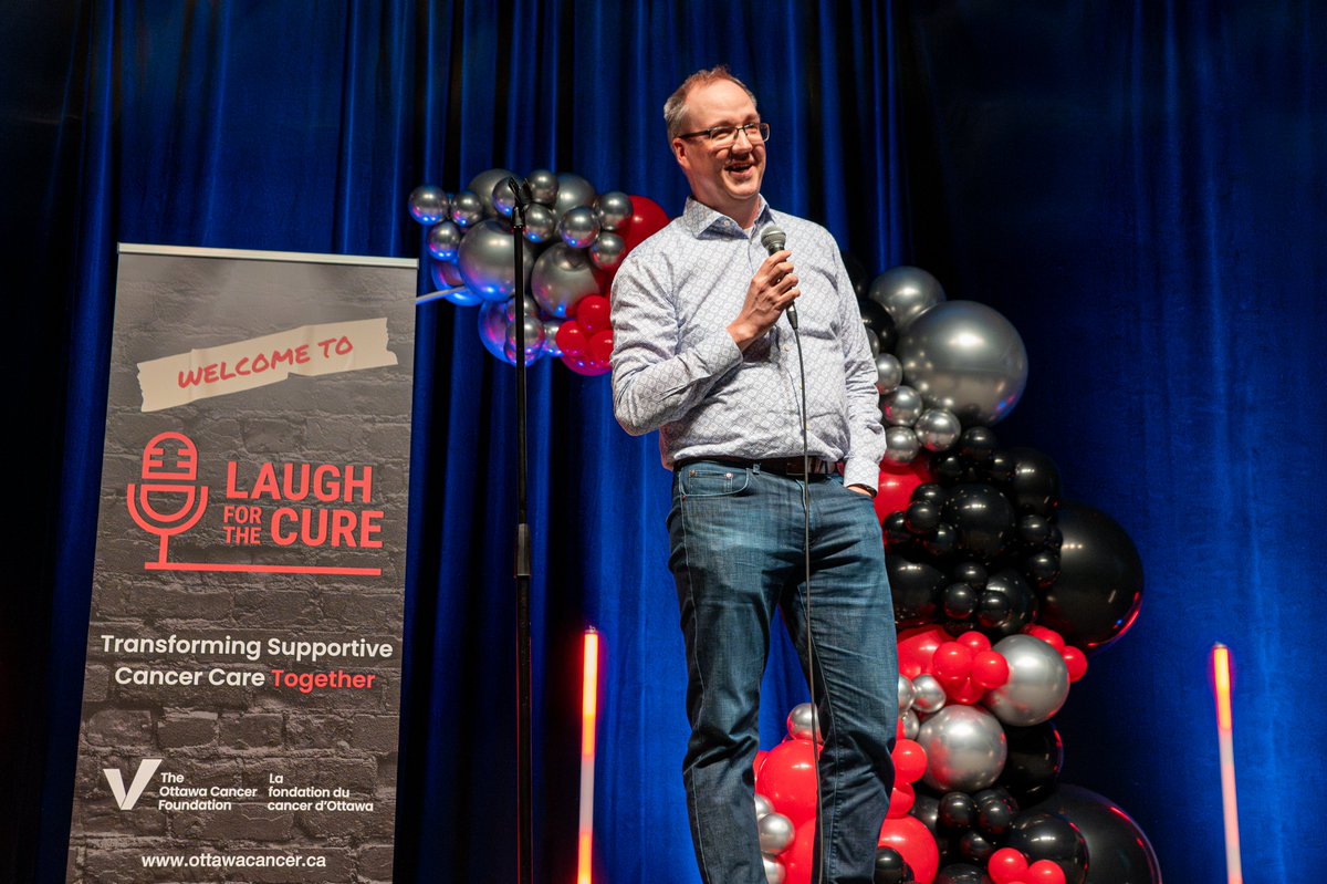 Last week, @SeanBawden took the stage and showed us what true bravery looks like at Laugh for the Cure! It was an incredible evening filled with laughter, all in support of the The Ottawa Cancer Foundation. Thank you to those who joined us and helped raise funds.