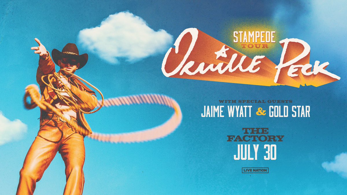 🐂 𝙅𝙐𝙎𝙏 𝘼𝙉𝙉𝙊𝙐𝙉𝘾𝙀𝘿 | Orville Peck is bringing the Stampede Tour with special guests Jaime Wyatt & Gold Star to #TheFactorySTL on July 30th! 🚨 PRESALE SIGNUP | fctry.live/ORVILLEPRESALE 🎟️ Tickets On Sale Fri (04.05) | fctry.live/ORVILLE