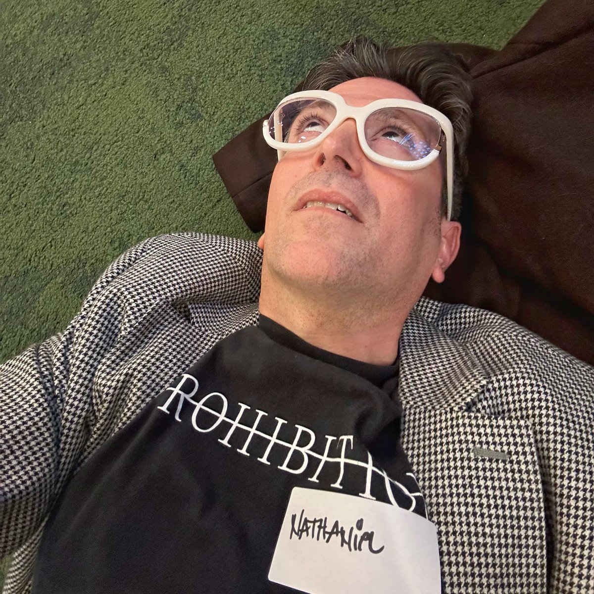 Hi #NewYork! Hi <a href="/TokenArtNYC/">Token Art NYC</a>! I feel nauseous, so I’m laying on the floor.