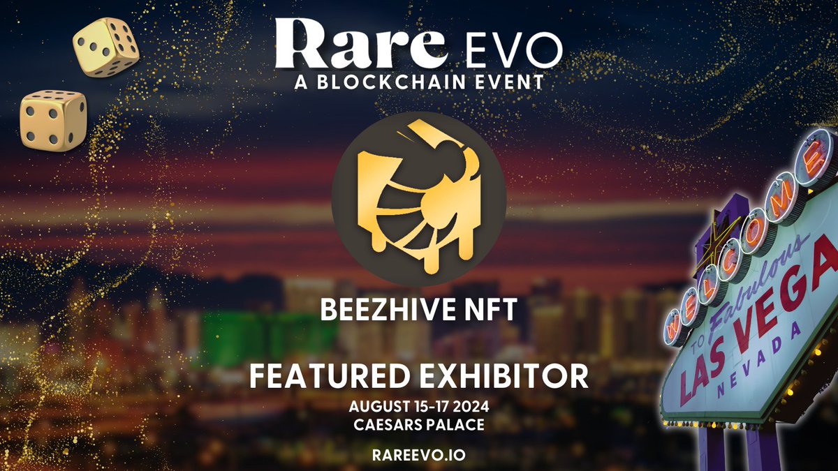 We are pleased to announce @BeezHiveNFT as a Featured Exhibitor for Rare Evo 2024!