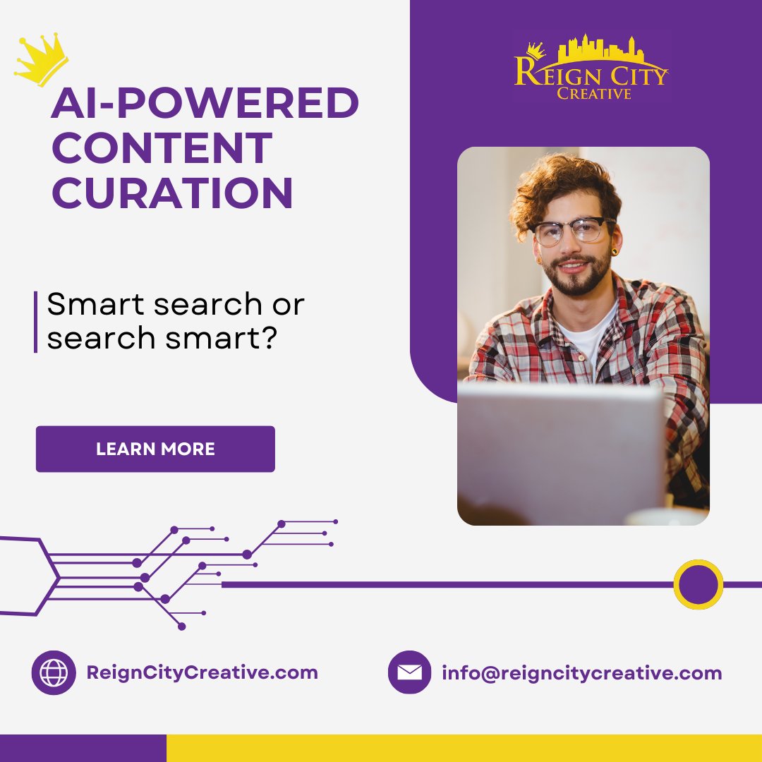 Finding #relevantcontent to share with prospects has always been time consuming.

So, instead of the endless scrolling, businesses can now leverage #AI 🦾 to curate #content and find the right gems 💎 to build connections with their audience.

Work smart, search smart 🔍