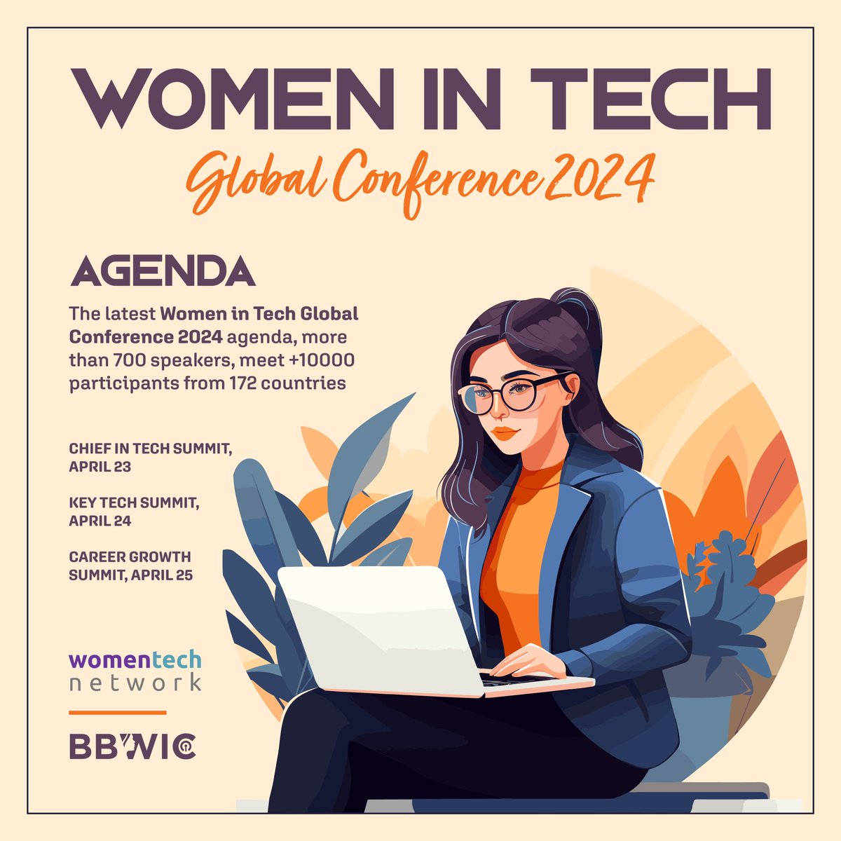 BBWIC Foundation is community partners with @WomenTechNet for their Women in Technology Global Conference 2024, April 23rd-25th. Learn more about this conference and get your tickets at womentech.net/women-tech-con… Follow us and watch this space for more. #WTGC2024