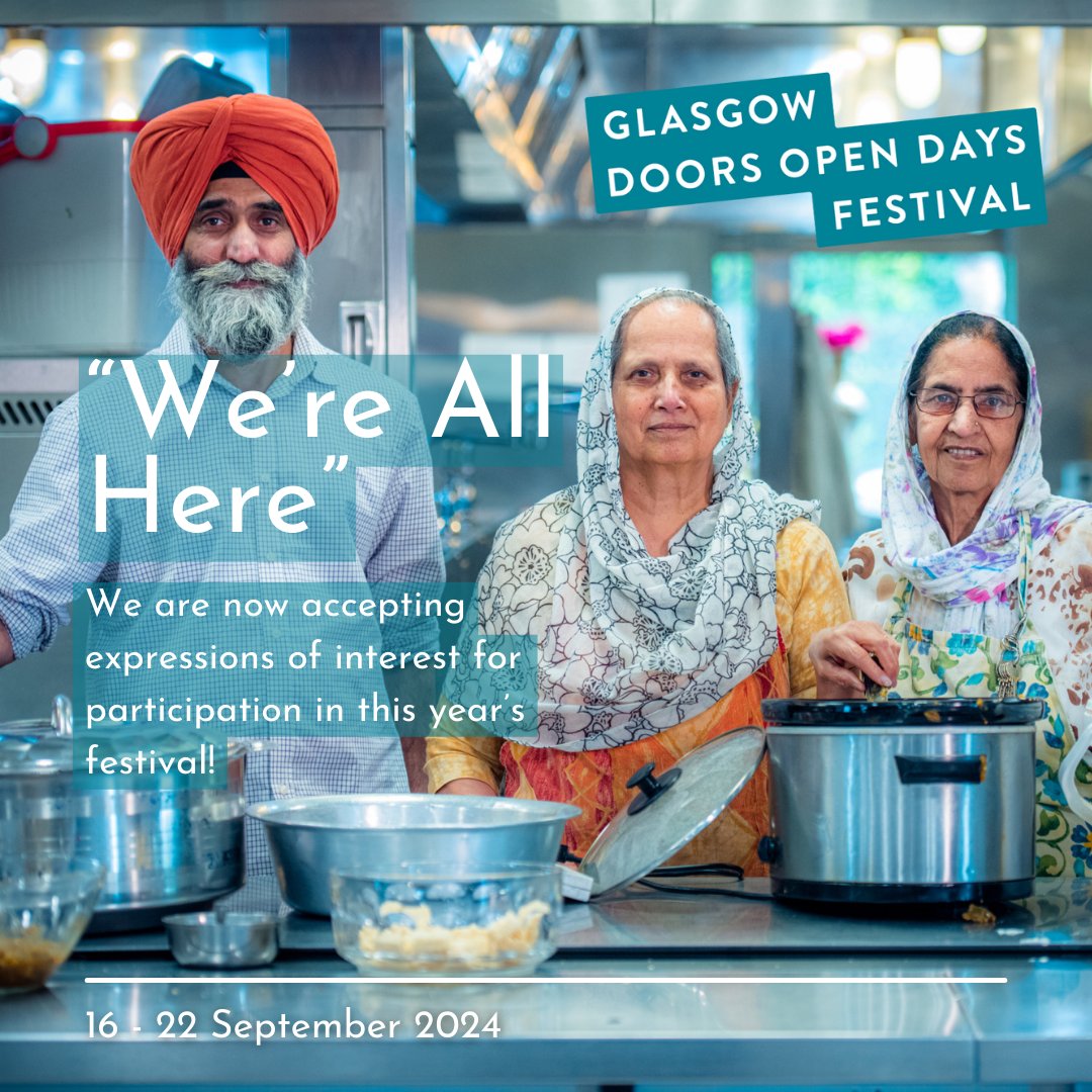 Exciting news! 🎉This year's festival theme is 'We're All Here': Diversity & Diaspora. Dive into how immigration has shaped Glasgow into the vibrant multicultural hub it is today. Interested in participating in #GDODF2024? Learn more: 🌍shorturl.at/bjnNS