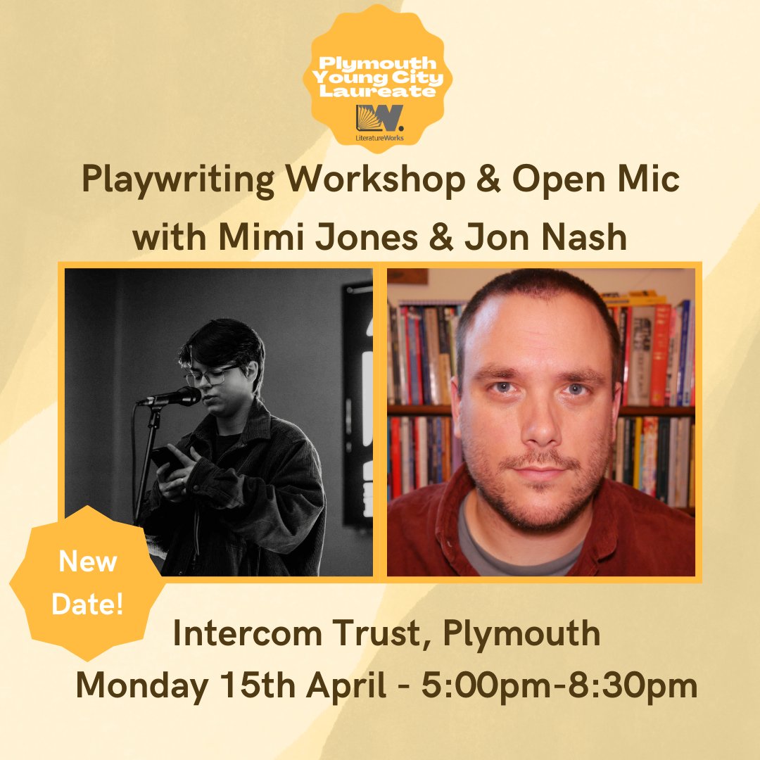 We are excited to be hosting a Playwriting Workshop and Open Mic with @LitWorks at our Plymouth office on 15th April! ✏️✒️📝 Tickets: ticketsource.co.uk/literature-wor…