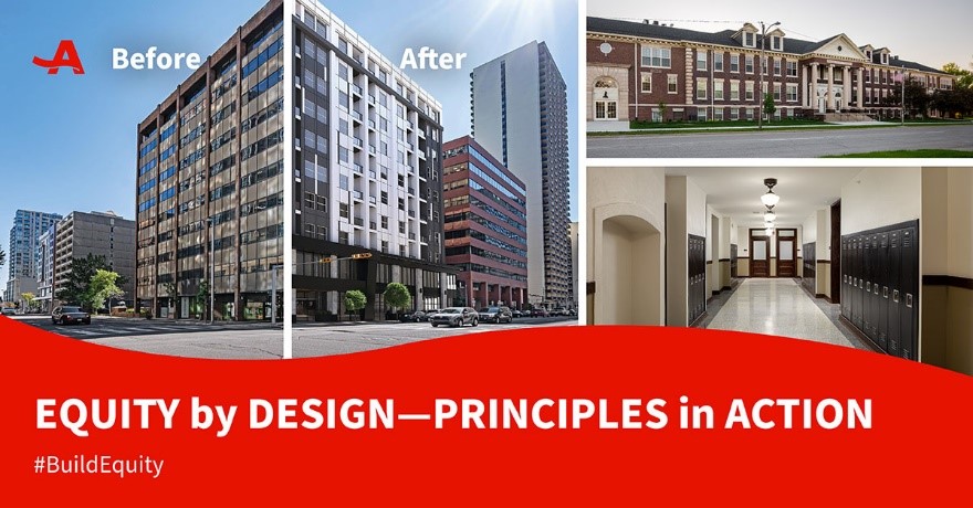 Join us Apr 23 for the next Equity by Design webinar - experts focus on how revitalizing unused & underused real estate can provide #lifelong #housing as people age #buildequity #vacantbuildings #adaptivereuse @PerkinsEastman @cityofcalgary Register today👉bit.ly/48MyfkS
