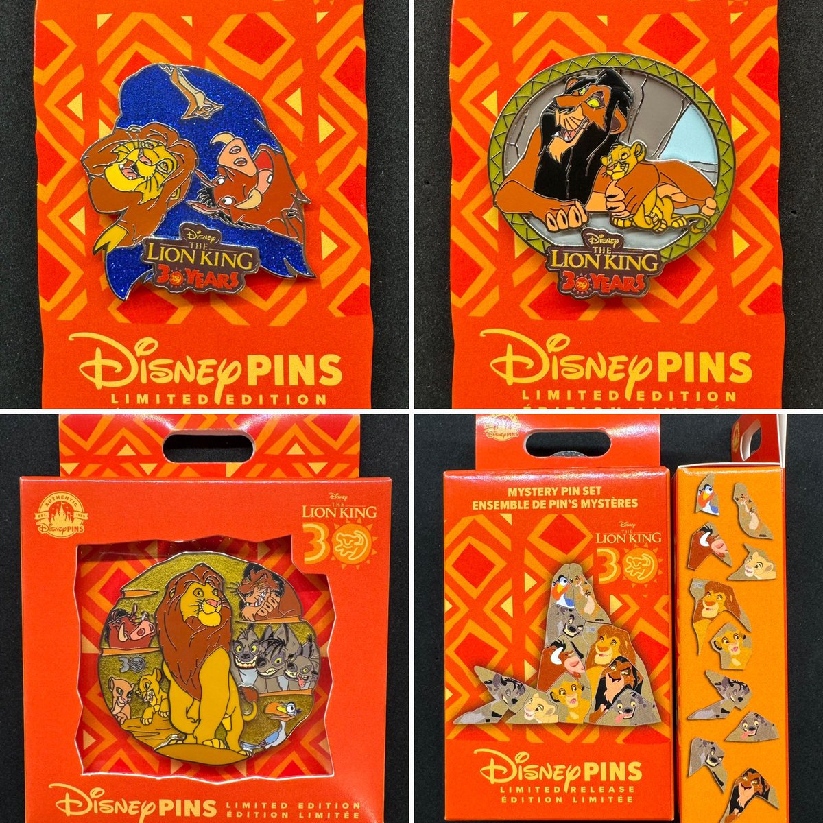 The Lion King 30th Anniversary pins released today at Disney Parks! Details: disneypinsblog.com/the-lion-king-…