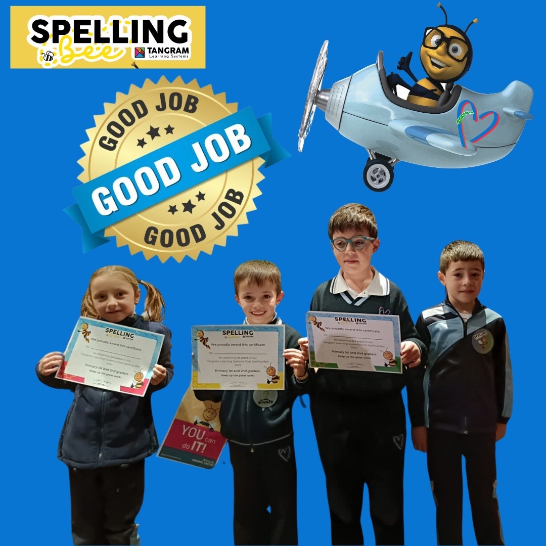 Tangram_LS's tweet image. 👍 Good job! 

El colegio @AmorDiosVa nos envía las siguientes imágenes de sus ganadores en la Fase Escolar del Spelling Bee 🐝.

🍀 ¡Nos vemos el sábado en la final! Enhorabuena a todos. 

#XIISpellingBee #TangramLearningSystems