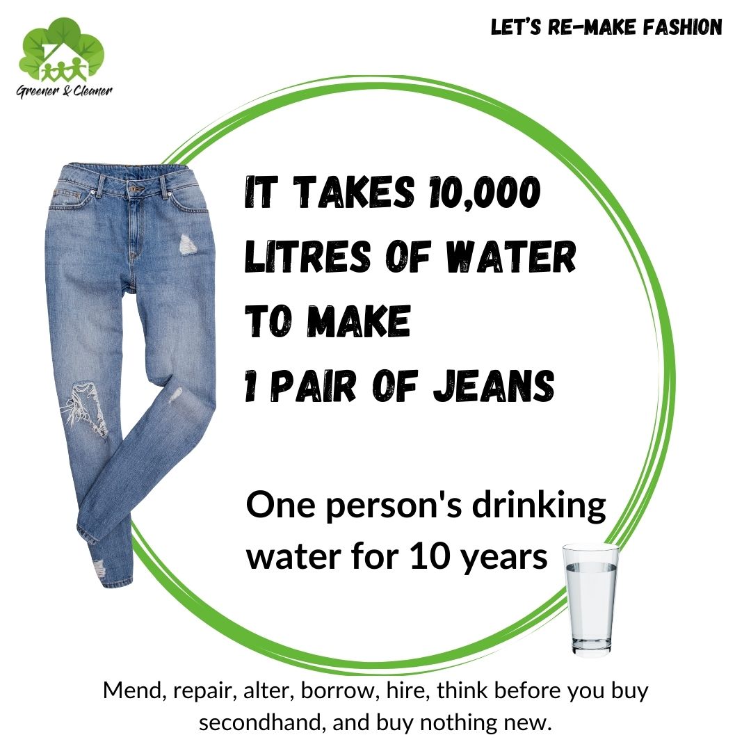 A horrifying statistic and one which prompts us to offer so many skills to enable you to repair your own clothes and extend their life, rather than buying new. This month The Hub will be focussing on remaking #fashion. Pop in to find out how to be #greener with your wardrobe.