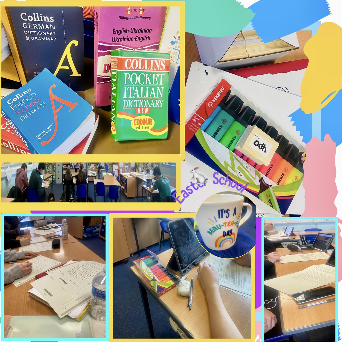 Great to see so many students today @CraigmountHS Easter School & to have activities to support study in French, German, Spanish & ESOL across levels. Best of all, it was lovely to have such enthusiastic attitudes & a happy atmosphere created by smiling, friendly students.