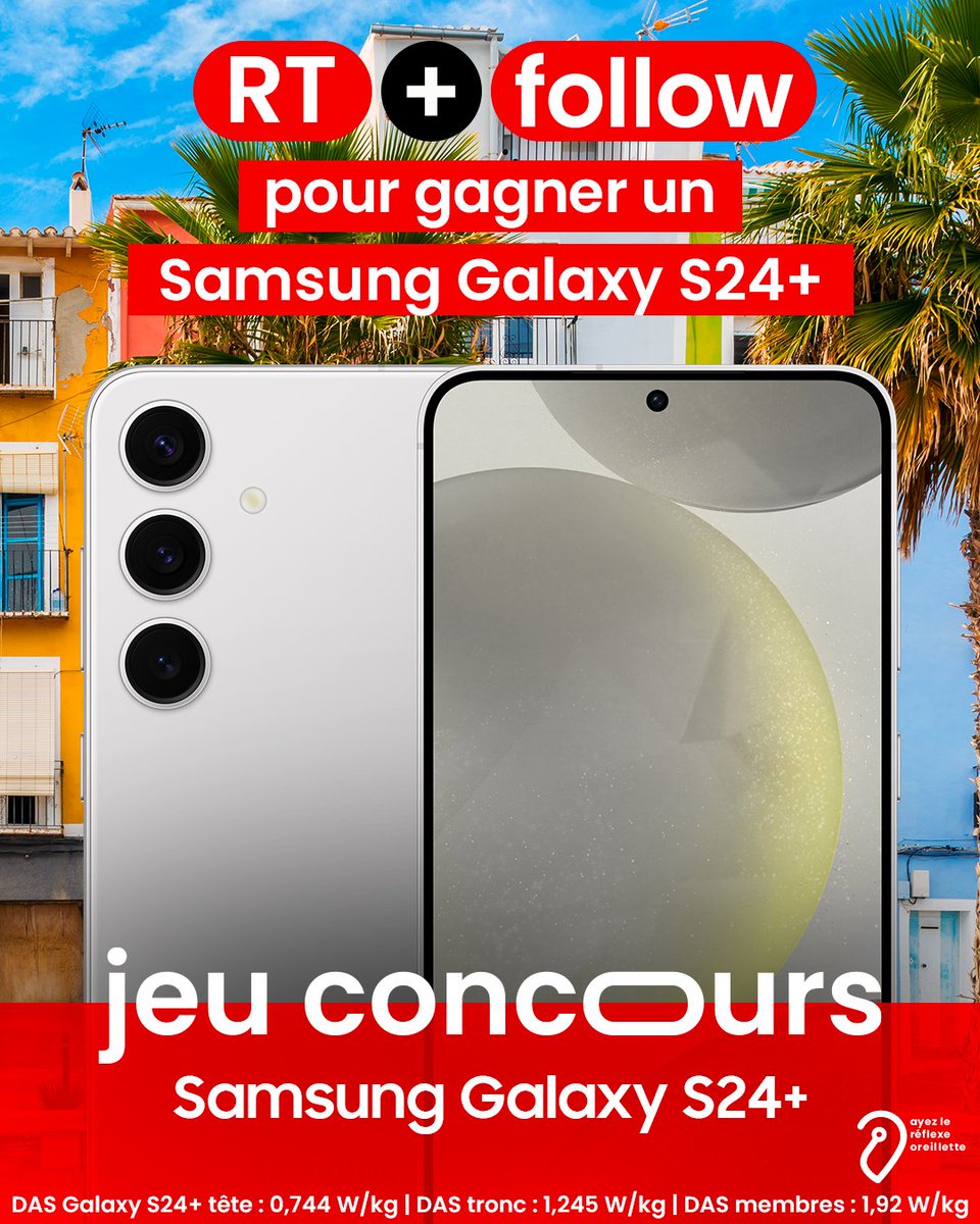 [#JeuConcours] Tentez de gagner le tout nouveau Samsung #GalaxyS24+ ! 🔥​ Bonne chance à tous (sauf à ceux qui font toujours la blague que les objectifs des smartphones ressemblent à des plaques à induction, on souffle)